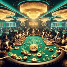 Mobile phone showing Evolution Gaming live table