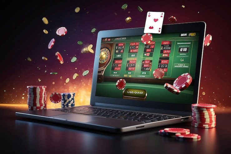 Live dealer broadcast studio with multi-camera view
